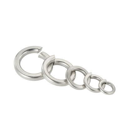 304 201 316 Stainless Steel Spring Washers GB93 Standard Open Elastic Meson Gasket