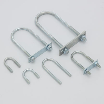 M6 Extended Galvanized U-bolt U-screw U-tube Clamp Bolt U-clip U-hoop CNC Mechanical Shafts